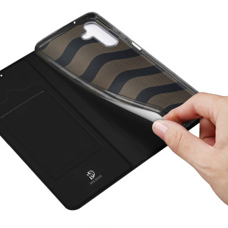 Dux Ducis Skin Pro Case pro Samsung Galaxy A14 4G / 5G kryt s Flip Card Wallet Stand Black
