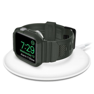 Spigen ARMOR &quot;PRO&quot; Apple Watch 4 / 5 / 6 / 7 / 8 / SE (44 / 45 MM) VOJENSKÁ ZELENÁ