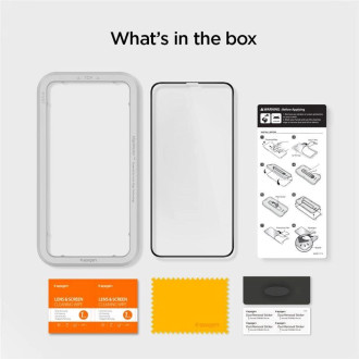 Tvrzené sklo Spigen ALM GLASS FC IPHONE 11 ČERNÉ