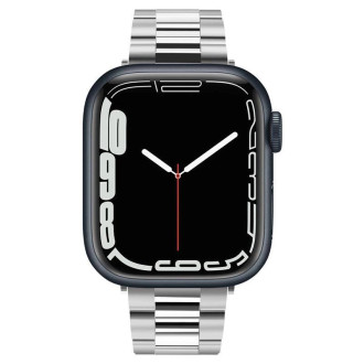 Spigen MODERN FIT BAND Apple Watch 4 / 5 / 6 / 7 / 8 / SE (38 / 40 / 41MM) STŘÍBRNÉ