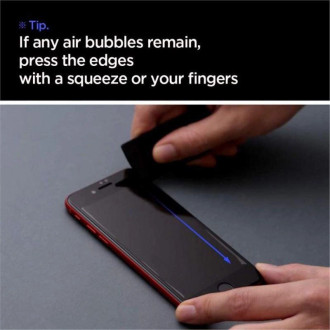 Tvrzené sklo Spigen ALM GLASS FC IPHONE 7 / 8 / SE 2020 / 2022 ČERNÉ