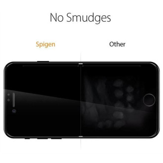 Tvrzené sklo Spigen GLASS FC 2PAL IPHONE 7 / 8 / SE 2020 / 2022 ČERNÁ