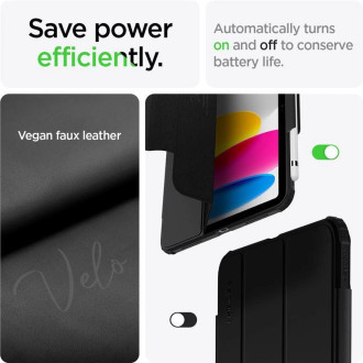 Spigen ULTRA HYBRID PRO IPAD AIR 4 2020 / 5 2022 ČERNÝ