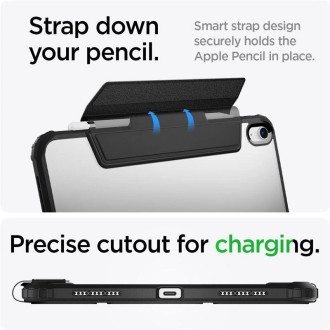 Spigen ULTRA HYBRID PRO IPAD AIR 4 2020 / 5 2022 ČERNÝ