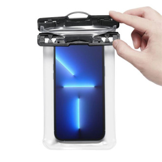Spigen A601 UNIVERZÁLNÍ VODOTĚSNÉ POUZDRO 2BALENÍ KŘIŠŤÁLNĚ ČIRÁ