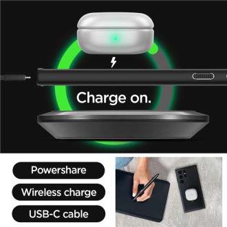 Spigen ULTRA HYBRID GALAXY S23 ULTRA FROST BLACK