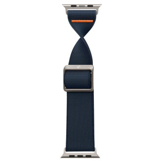 Látkový řemínek pro Apple Watch 4/5/6/7/8/SE/Ultra (44/45/49 mm) Spigen Fit Lite Ultra – tmavě modrá