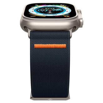 Látkový řemínek pro Apple Watch 4/5/6/7/8/SE/Ultra (44/45/49 mm) Spigen Fit Lite Ultra – tmavě modrá