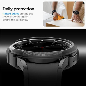 Spigen TEKUTÉ VZDUCHOVÉ Watch Samsung GALAXY 6 KLASICKÉ (43MM) MATNÁ ČERNÁ