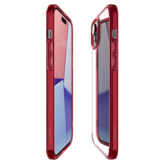 Spigen Ultra Hybrid, červený krystal - iPhone 15