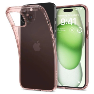 Spigen Crystal Flex, růžové krystaly - iPhone 15 Plus