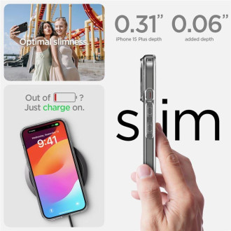 Spigen Crystal Flex, křišťálově čistý - iPhone 15 Plus