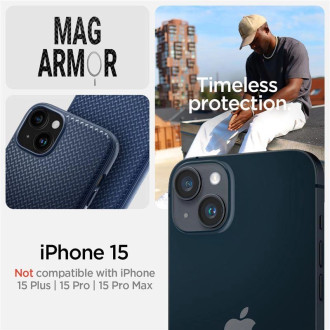 Spigen MAG ARMOR MAGSAFE IPHONE 15 NAVY BLUE