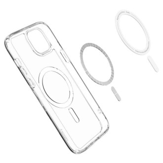 Spigen Crystal Hybrid MagSafe, bílý - iPhone 15