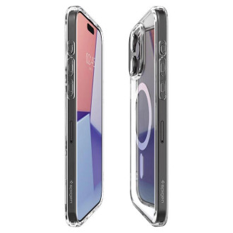 Spigen Crystal Hybrid MagSafe, bílý - iPhone 15 Pro