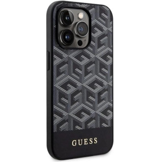 Guess GUHMP14XHGCFSEK iPhone 14 Pro Max 6,7&quot; černo/černý pevný obal GCube Stripes MagSafe