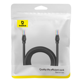 Baseus High Speed ​​​​Cat 5 RJ-45 1000Mb/s Ethernet kabel 8m kulatý - černý