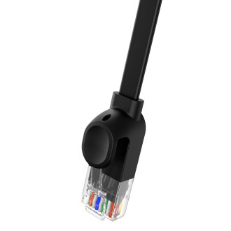 Baseus High Speed ​​​​Cat 6 RJ-45 1000Mb/s Ethernet kabel 30m plochý - černý