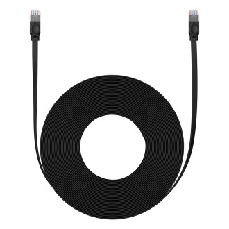 Baseus High Speed ​​​​Cat 6 RJ-45 1000Mb/s Ethernet kabel 20m plochý - černý