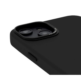 Dekódováno – ochranné kožené pouzdro kompatibilní s MagSafe pro iPhone 14 Plus (černé)