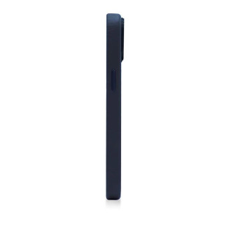 Dekódováno – ochranné kožené pouzdro kompatibilní s MagSafe pro iPhone 14 Plus (ocelově modré)