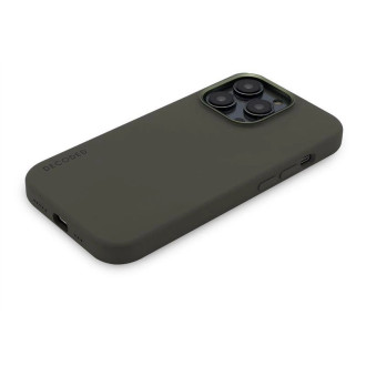 Decoded - silikonové ochranné pouzdro pro iPhone 14 Pro Max kompatibilní s MagSafe (olivový)