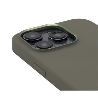 Decoded - silikonové ochranné pouzdro pro iPhone 14 Pro Max kompatibilní s MagSafe (olivový)