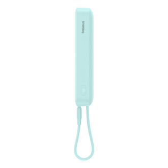 Powerbanka Baseus Magnetic Mini MagSafe 10000mAh 30W s vestavěným Lightning kabelem - modrá + Baseus Simple Series USB-C - USB-C 60W 0,3m kabel