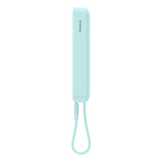 Powerbanka Baseus Magnetic Mini MagSafe 10000mAh 20W s vestavěným Lightning kabelem - modrá + Baseus Simple Series USB-C - USB-C 60W 0,3m kabel