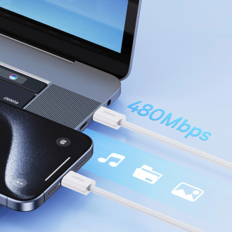 Baseus Superior Series ll USB-C - USB-C 30W 480Mb/s 2m kabel - bílý