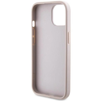 Pouzdro Guess 4G Stripe Collection pro iPhone 15 / 14 / 13 - růžové