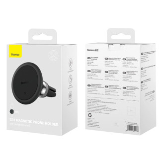 Baseus C01 Overseas Edition magnetický držák do auta na ventilaci - černý