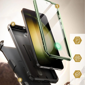 Supcase Unicorn Beetle Pro Supcase pro Samsung Galaxy S24 - tmavě zelené