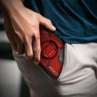 Pouzdro IBLSN Armorbox Mag Supcase s MagSafe pro Samsung Galaxy S24 - červené