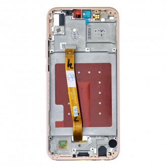Huawei  P20 Lite LCD Display + Dotyková Deska + Přední Kryt Pink
