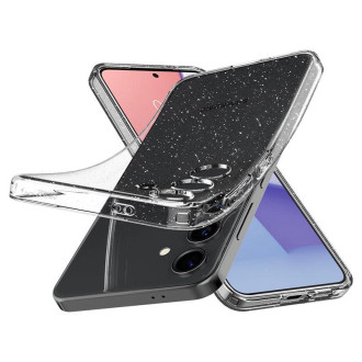 Pouzdro Spigen Liquid Crystal pro Samsung Galaxy S24 - průhledné a třpytivé