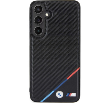 BMW BMHMS24S23PUDTK S24 S921 černo/černé pevné pouzdro Carbon Tricolor Line MagSafe