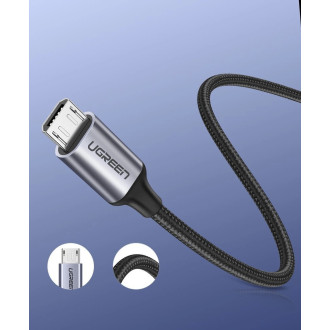 Ugreen cable USB - micro USB cable 2m gray (60148)