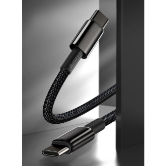 Baseus USB Type C - USB Type C kabel Napájení Rychlé nabíjení 100 W 5 A 1 m černý (CATWJ-01)