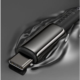 Baseus USB Type C - USB Type C kabel Napájení Rychlé nabíjení 100 W 5 A 1 m černý (CATWJ-01)