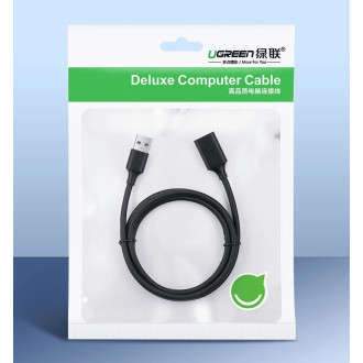 Ugreen cable cord extension adapter USB 3.0 (female) - USB 3.0 (male) 3 m black (US129 30127)