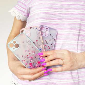 Design Case for iPhone 13 floral pink