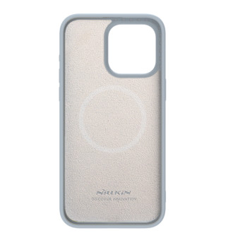 Nillkin CamShield Silky silikonové pouzdro pro iPhone 15 Pro s ochranou fotoaparátu – šedé