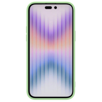 Nillkin CamShield Silky silikonové pouzdro pro iPhone 15 Pro s ochranou fotoaparátu – mátová