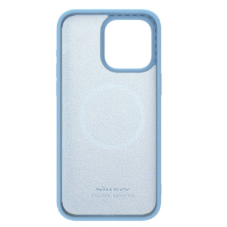 Nillkin CamShield Silky silikonové pouzdro pro iPhone 15 Pro Max s ochranou fotoaparátu – modré