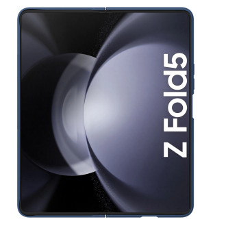Nillkin CamShield Silky silikonové pouzdro pro Samsung Galaxy Z Fold 5 s ochranou fotoaparátu – tmavě modré