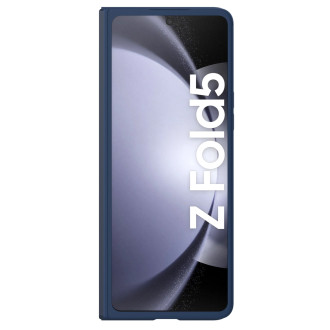 Nillkin CamShield Silky silikonové pouzdro pro Samsung Galaxy Z Fold 5 s ochranou fotoaparátu – tmavě modré