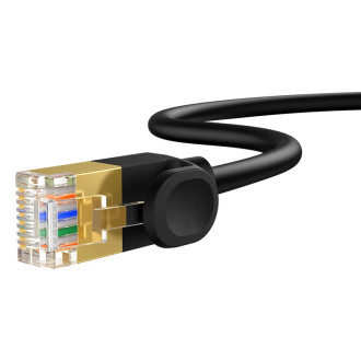 Baseus rychlý RJ45 kat. síťový kabel. 7 10Gbps 5m tenký černý