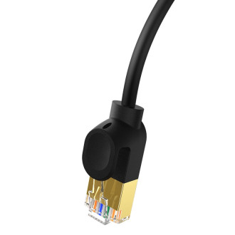 Baseus rychlý RJ45 kat. síťový kabel. 7 10Gbps 5m tenký černý