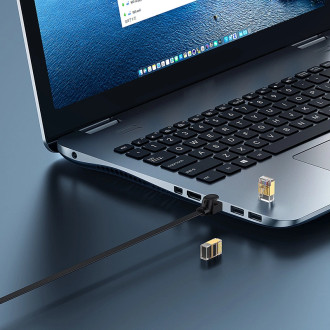 Baseus rychlý RJ45 kat. síťový kabel. 7 10 Gbps 0,5 m plochá černá